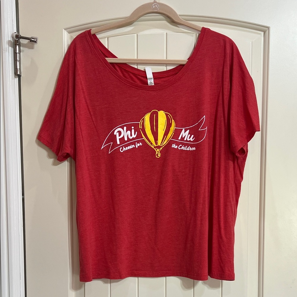 Phi Mu Red Women's Top